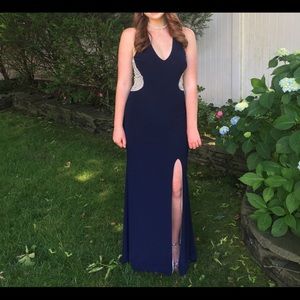 bloomingdales silver dress